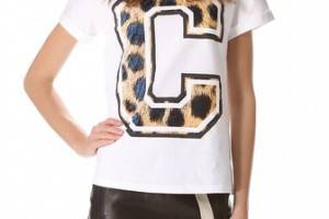 Cecile Big C Cheetah Tee