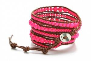 Chan Luu Neon Beaded Wrap Bracelet