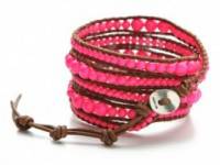 Chan Luu Neon Beaded Wrap Bracelet