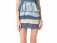 Charlotte Ronson Peplum Mini Dress