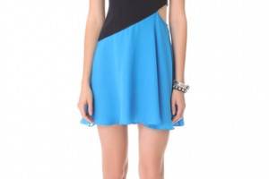 Charlotte Ronson Wave Dress with Cutouts