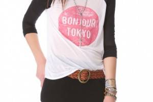 Chaser Bonjour Tokyo Raglan Baseball Tee