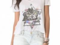 Chaser Galactic Owl Pleat Back Tee