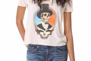 Chaser Grateful Dead Pleat Back Tee