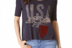 Chaser Velvet Eagle Boxy Tee