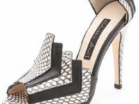 Chrissie Morris La Roisin Snakeskin Sandals