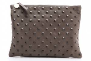 CLARE VIVIER Studded Flat Clutch