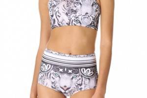 Clover Canyon Eye of the Tiger Bikini Top