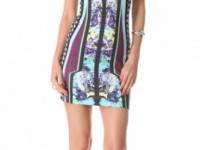 Clover Canyon Graphic Flowers Sleeveless Dress