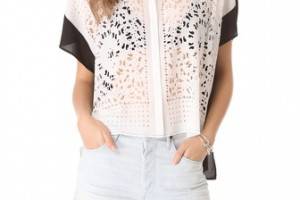 Clover Canyon Laser Button Down Top