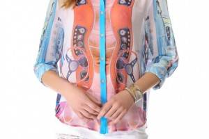 Clover Canyon Wheels Blouse