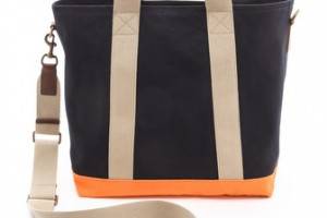 Club Monaco Canvas Beach Tote