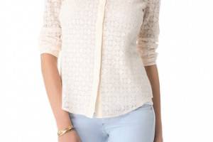 Club Monaco Phoebe Lace Shirt