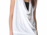 CoSTUME NATIONAL Asymmetrical Draped Top