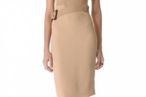 CoSTUME NATIONAL Belted Sleeveless Dress