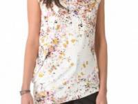 Cynthia Rowley Confetti Cap Sleeve Tee