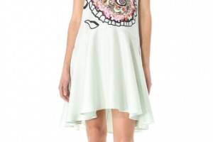 Cynthia Rowley Magnified Paisley Halter Dress