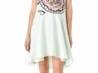 Cynthia Rowley Magnified Paisley Halter Dress