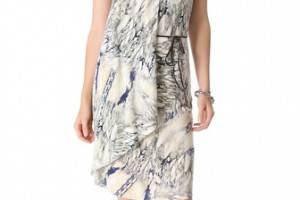 Dagmar Magdalena Faux Wrap Dress