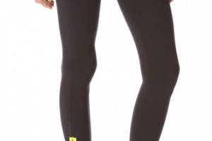 David Lerner Neon Side Zip Leggings