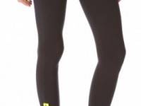 David Lerner Neon Side Zip Leggings