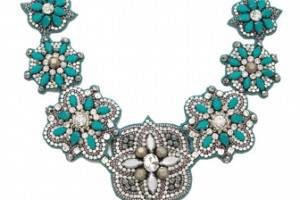 Deepa Gurnani Embellished Pendant Necklace