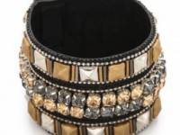 Deepa Gurnani Mixed Metals Stacked Cuff