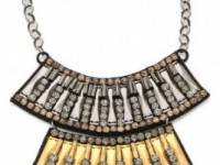 Deepa Gurnani Panel Layered Necklace