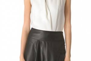 Derek Lam Draped Sleeveless Blouse