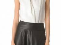 Derek Lam Draped Sleeveless Blouse