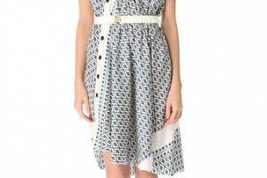 Derek Lam Floral Asymmetrical Dress