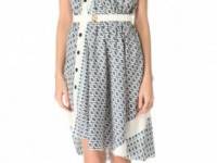 Derek Lam Floral Asymmetrical Dress