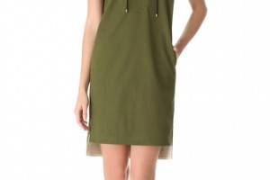 Derek Lam Lace Up Tunic Dress