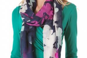 Diane von Furstenberg Cashmere Silk Scarf