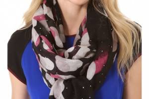 Diane von Furstenberg Hanover Embellished Scarf