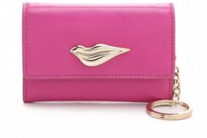 Diane von Furstenberg Lips Card Wallet