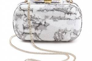 Diane von Furstenberg Lytton Printed Sequin Minaudiere