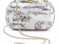 Diane von Furstenberg Lytton Printed Sequin Minaudiere