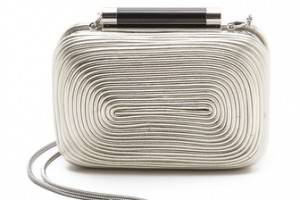 Diane von Furstenberg Tonda Passamentry Metallic Clutch