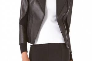 Dion Lee Filter Leather Biker Jacket