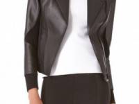 Dion Lee Filter Leather Biker Jacket