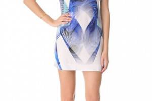 Dion Lee Linear Print Tee Dress