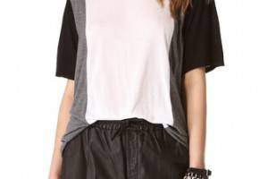 DKNY Colorblock Short Sleeve Tee