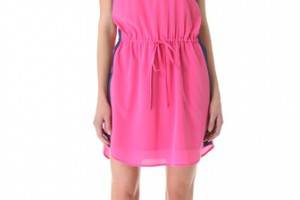 DKNY Drawstring Waist Dress