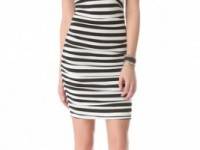 DKNY Gathered Strapless Dress