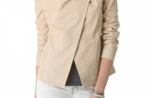 DKNY Pure DKNY Combo Leather Jacket