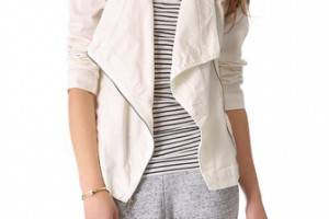 DKNY Pure DKNY Drape Collar Jacket