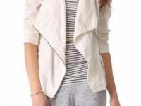 DKNY Pure DKNY Drape Collar Jacket