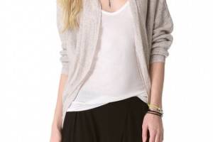 DKNY Pure DKNY Open Front Cardigan