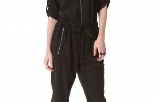 DKNY Pure DKNY V Neck Jumpsuit